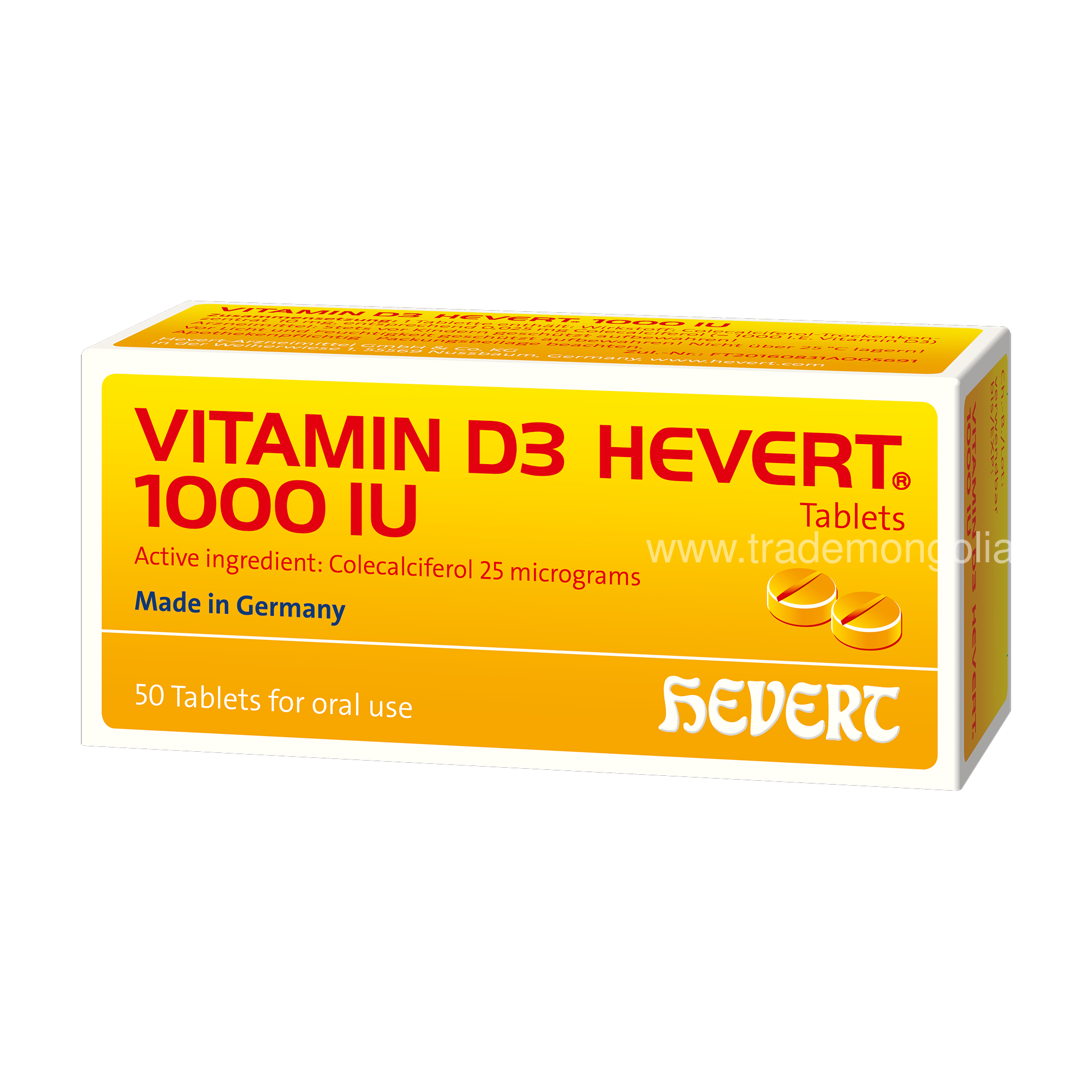 Витамин Д3 Хеверт, Vitamin D3 Hevert